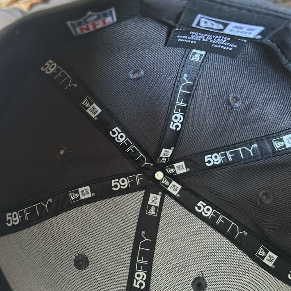 New era green bay packers fitted hat 6 7/8 - Picture 7 of 11